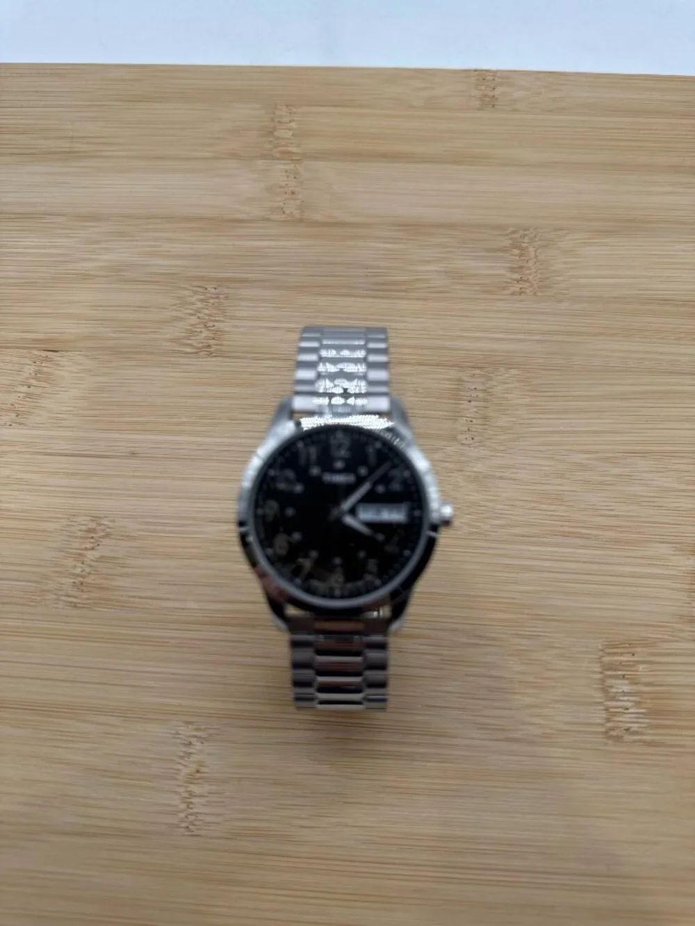 Timex Mens Watch TW2V31400 Quartz Indiglo Black Dial Day Date 36mm